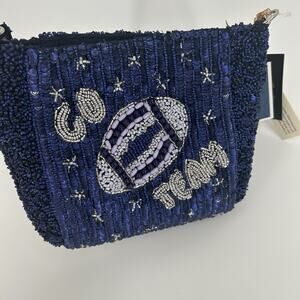 Football Go Team Game Beaded Bag Nwt Dallas Cowboy Cheerleaders New Stars Blue